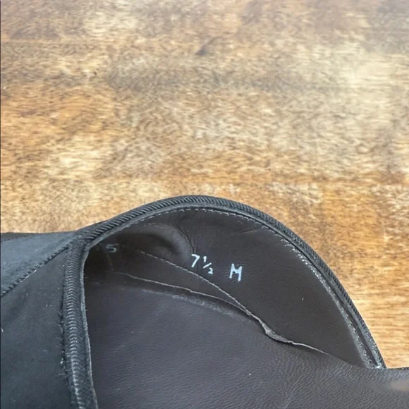 Vera Wang Stuart Weitzman Shoes Wm 7.5M Black Heels Evening Holiday D'Orsay - Picture 13 of 14